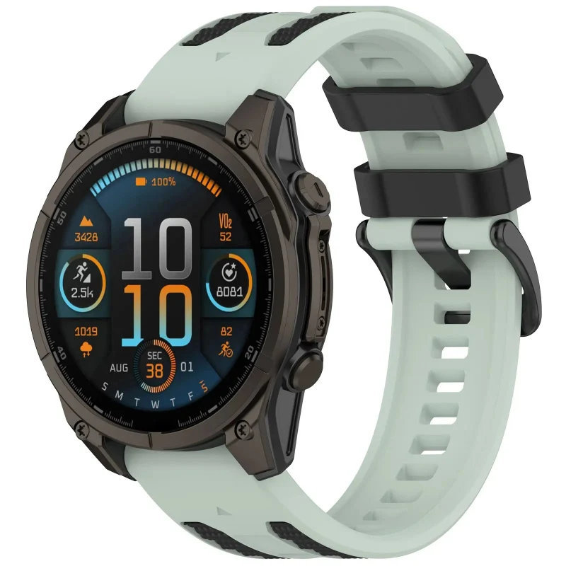 Garmin Tactix 7 Sport Grain Armband (Minze/Schwarz)