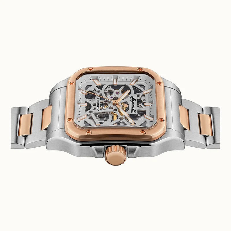 Ingersoll The Ollie I14502 Herrenuhr Grau • Automatikwerk • Mineralglas