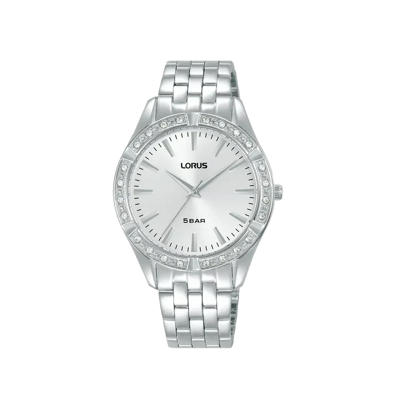 Lorus RG289XX9 Damenuhr Set mit Armband Silber • Mineralglas • Edelstahlarmband
