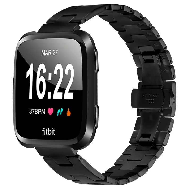 Auffallend Modisch Fitbit Smartwatch Metall Universell Armband
