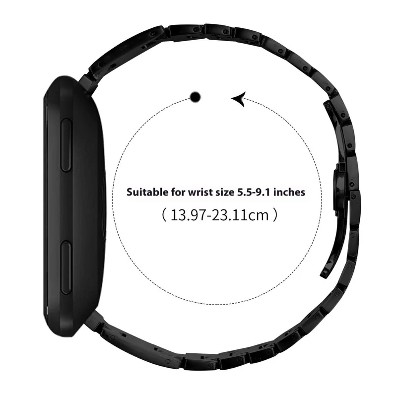 Auffallend Modisch Fitbit Smartwatch Metall Universell Armband
