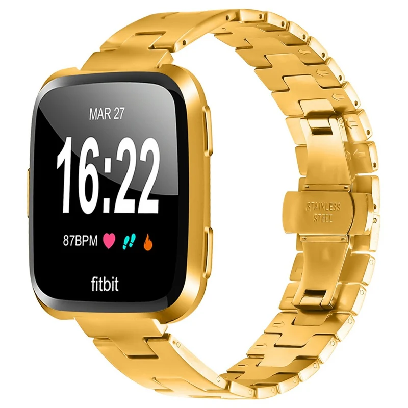Auffallend Modisch Fitbit Smartwatch Metall Universell Armband