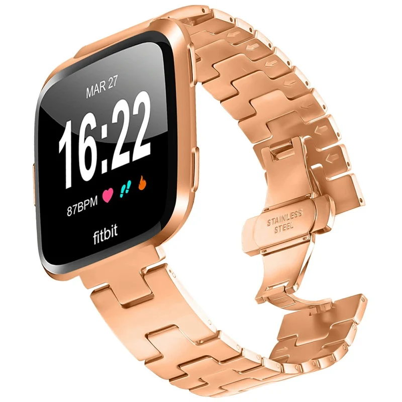 Auffallend Modisch Fitbit Smartwatch Metall Universell Armband
