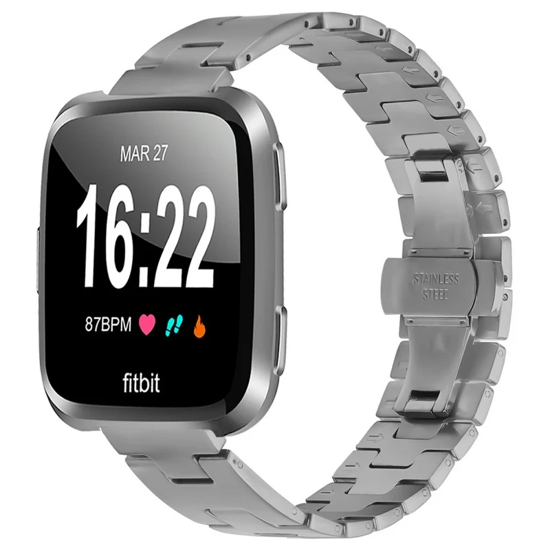 Auffallend Modisch Fitbit Smartwatch Metall Universell Armband