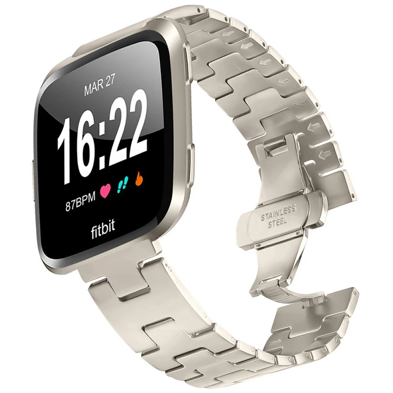 Auffallend Modisch Fitbit Smartwatch Metall Universell Armband