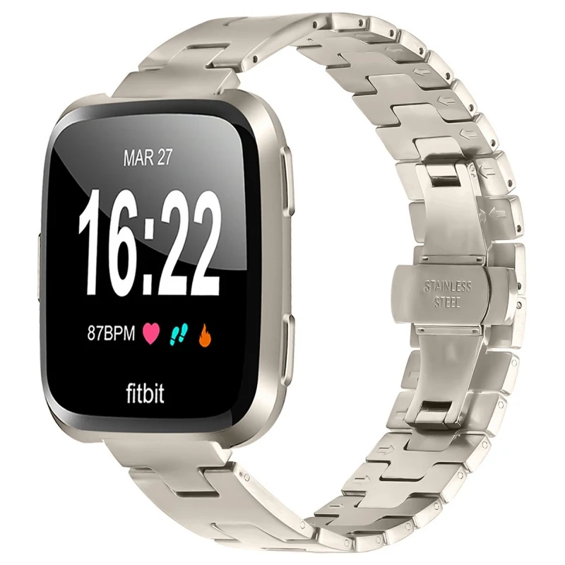 Auffallend Modisch Fitbit Smartwatch Metall Universell Armband