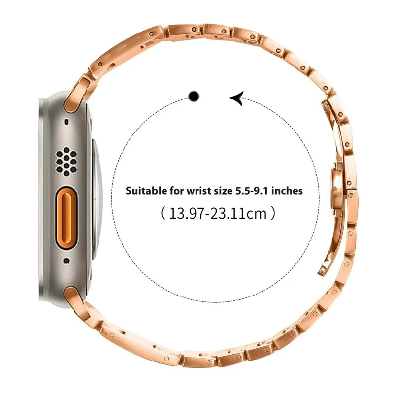 Unglaublich Modisch Apple Smartwatch Metall Universell Armband