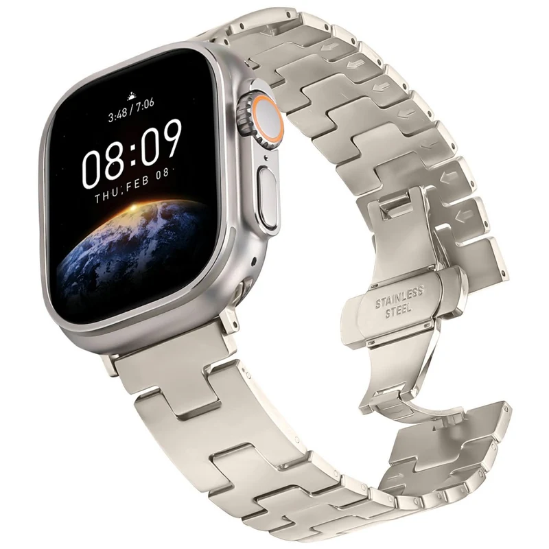 Unglaublich Modisch Apple Smartwatch Metall Universell Armband