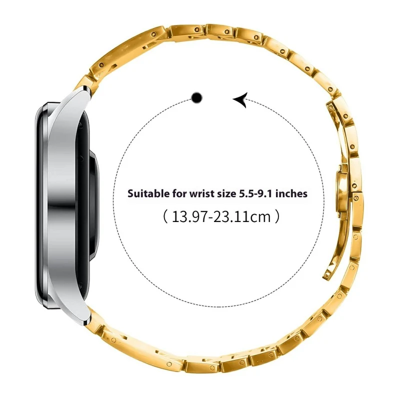 Super Elegant Huawei Watch 3 Pro Metall Armband