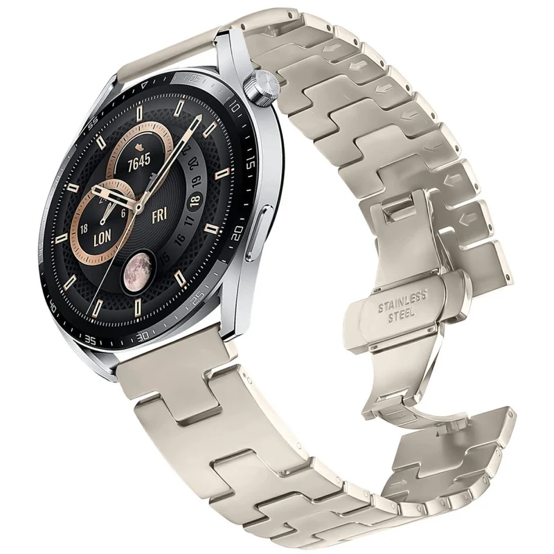 Super Elegant Huawei Watch 3 Pro Metall Armband