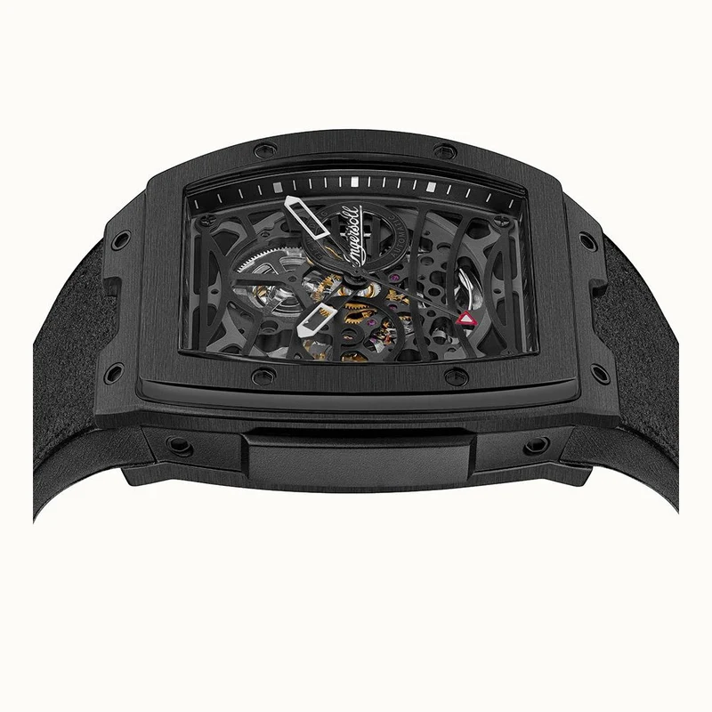 Ingersoll The Challenger I12307 Herrenuhr Schwarz • Automatikwerk • Mineralglas