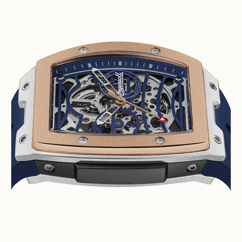 Ingersoll The Challenger I12304 Herrenuhr Blau • Automatikwerk • Mineralglas