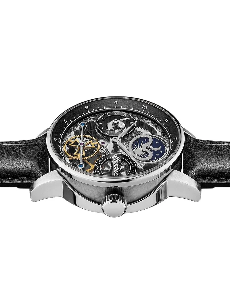 Ingersoll The Jazz I07701 Herren • Skelett-Automatikwerk • Mondphase & Dual-Time