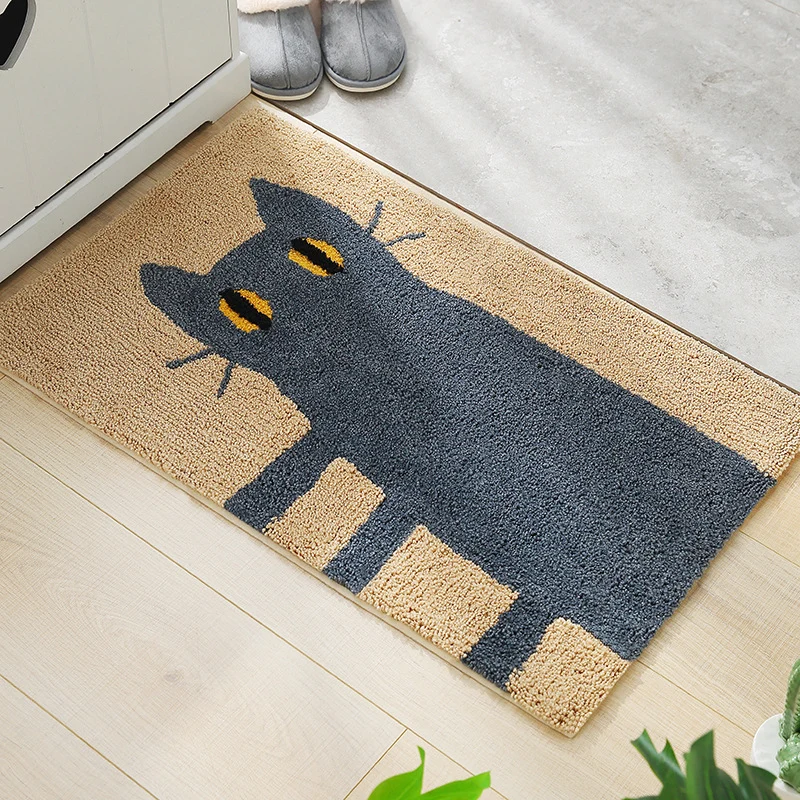 Spaßige tierische Badematte für das Badezimmer