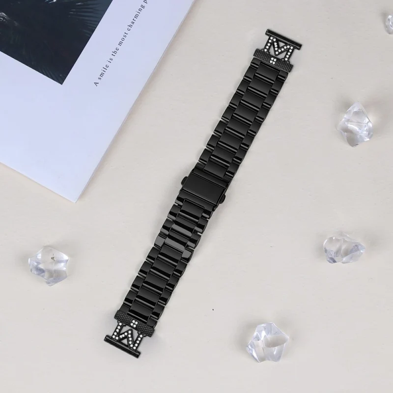 Unglaublich Bequem TicWatch E / TicWatch E3 Metall Und Strass Universell Armband