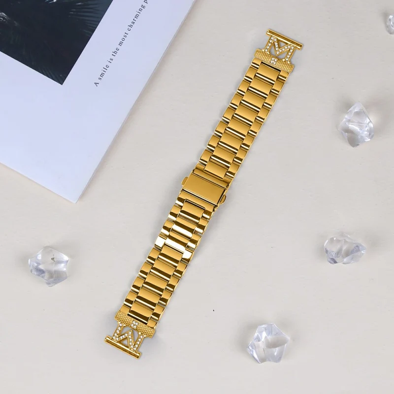 Unglaublich Bequem TicWatch E / TicWatch E3 Metall Und Strass Universell Armband
