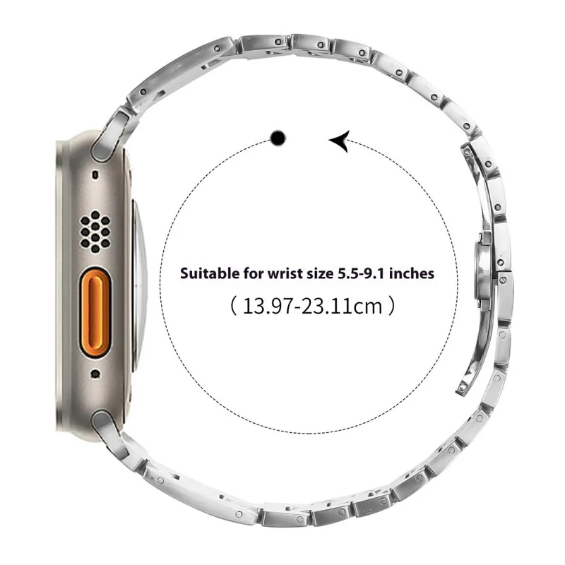 Dauerhaft Apple Smartwatch Metall Universell Armband