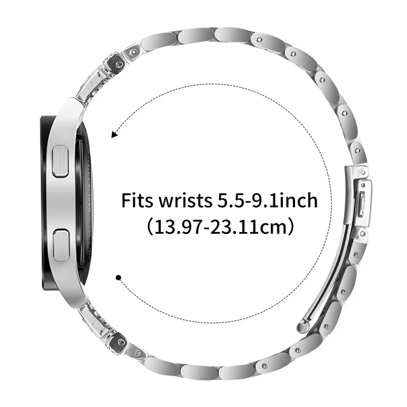 Brillant Coros Apex Metall Und Strass Armband