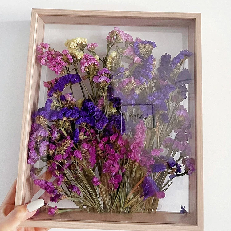 Florale Schattenbox Anzeige für Wohnkultur