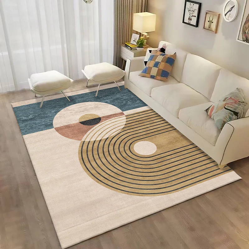 Moderner geometrischer Teppich für Zuhause