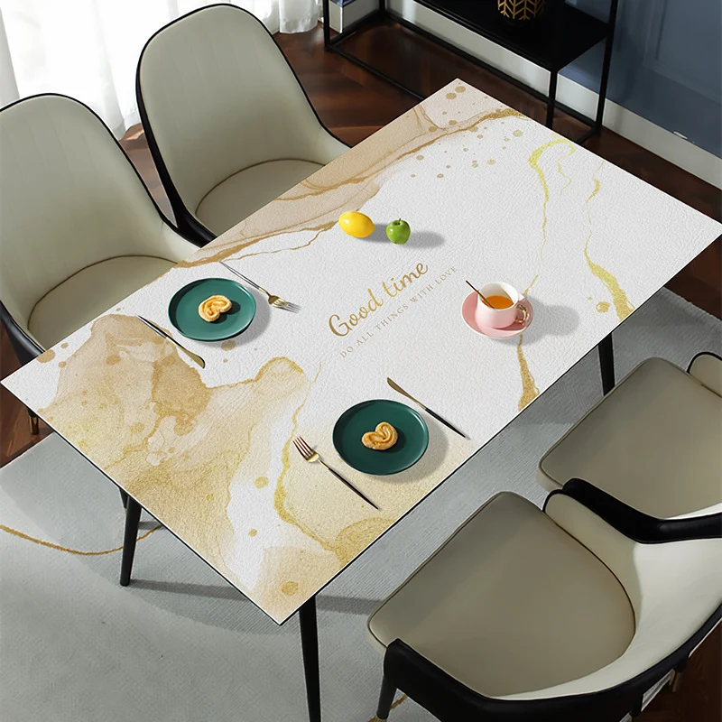 Eleganter Marmor Design Tischläufer für das Esszimmer