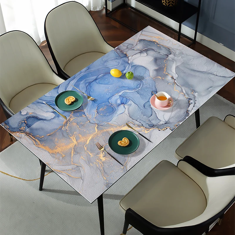 Eleganter Marmor Design Tischläufer für das Esszimmer