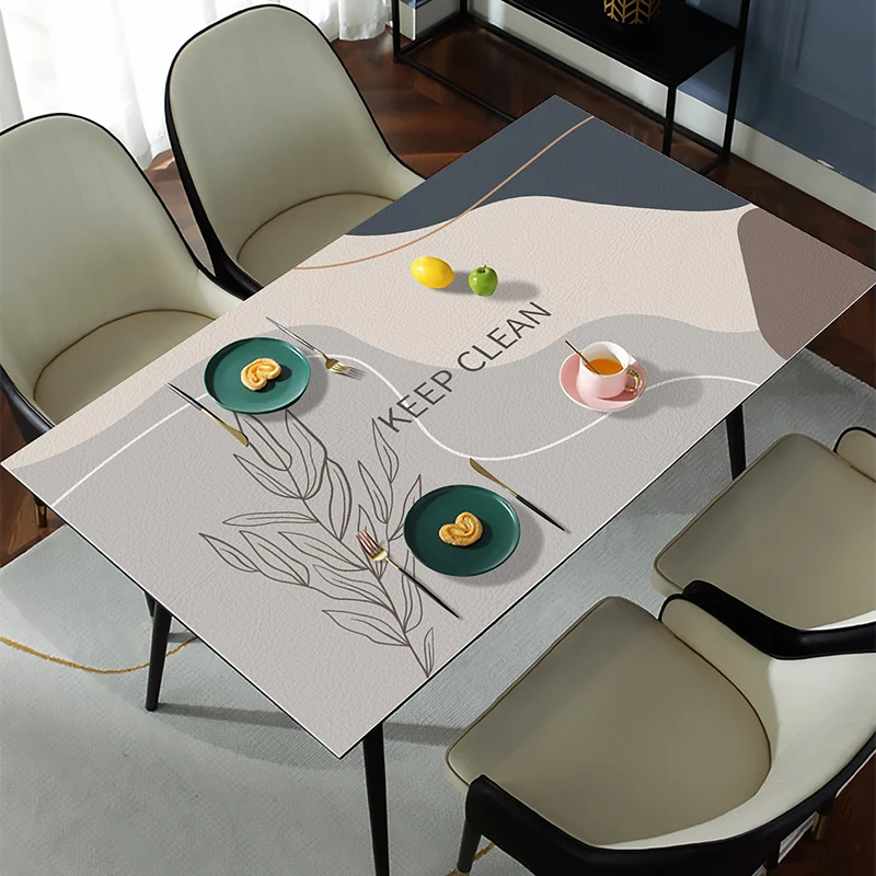 Eleganter Marmor Design Tischläufer für das Esszimmer