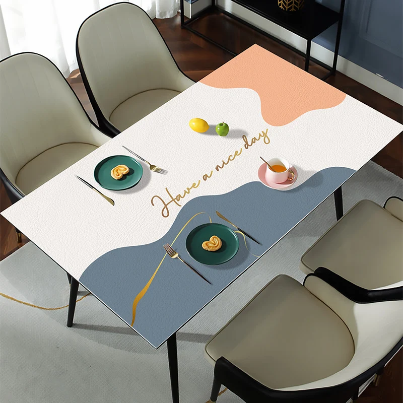 Eleganter Marmor Design Tischläufer für das Esszimmer