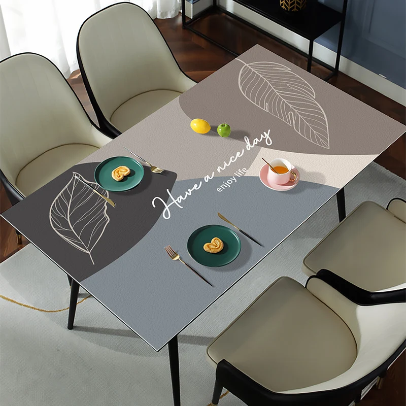 Eleganter Marmor Design Tischläufer für das Esszimmer