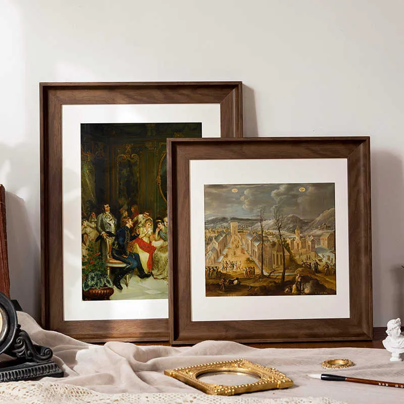 Vintage Dekorativer Kunstdruckrahmen für Zuhause