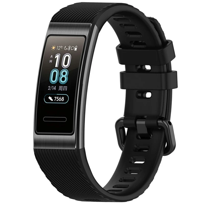 Super Zuverlässig Huawei Band 4 Pro / Huawei Band 3 Pro Silikon Universell Armband