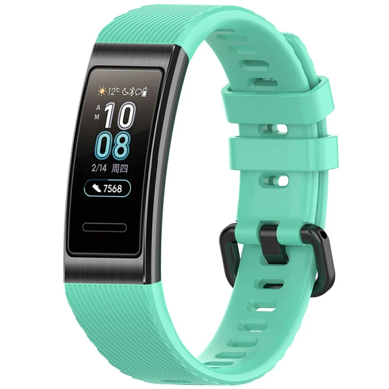 Super Zuverlässig Huawei Band 4 Pro / Huawei Band 3 Pro Silikon Universell Armband