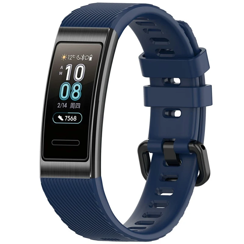 Super Zuverlässig Huawei Band 4 Pro / Huawei Band 3 Pro Silikon Universell Armband
