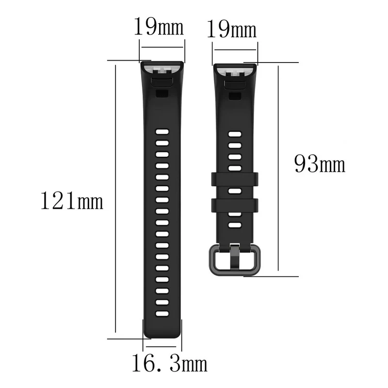 Super Zuverlässig Huawei Band 4 Pro / Huawei Band 3 Pro Silikon Universell Armband