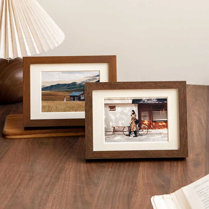 Eleganter Holz-Fotohalter für Zuhause