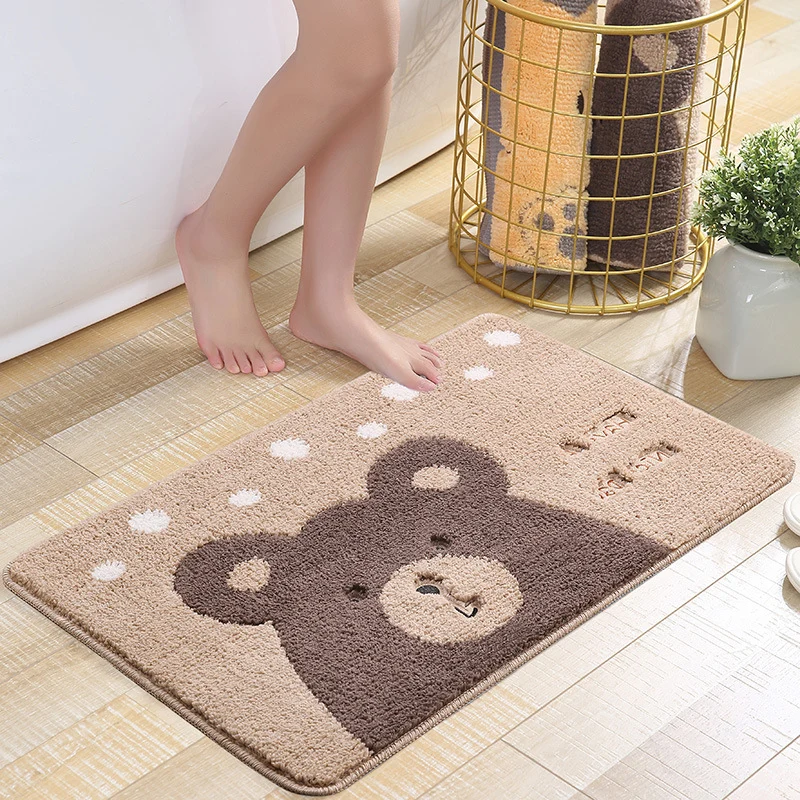 Niedlicher Katzen Design Badmatte
