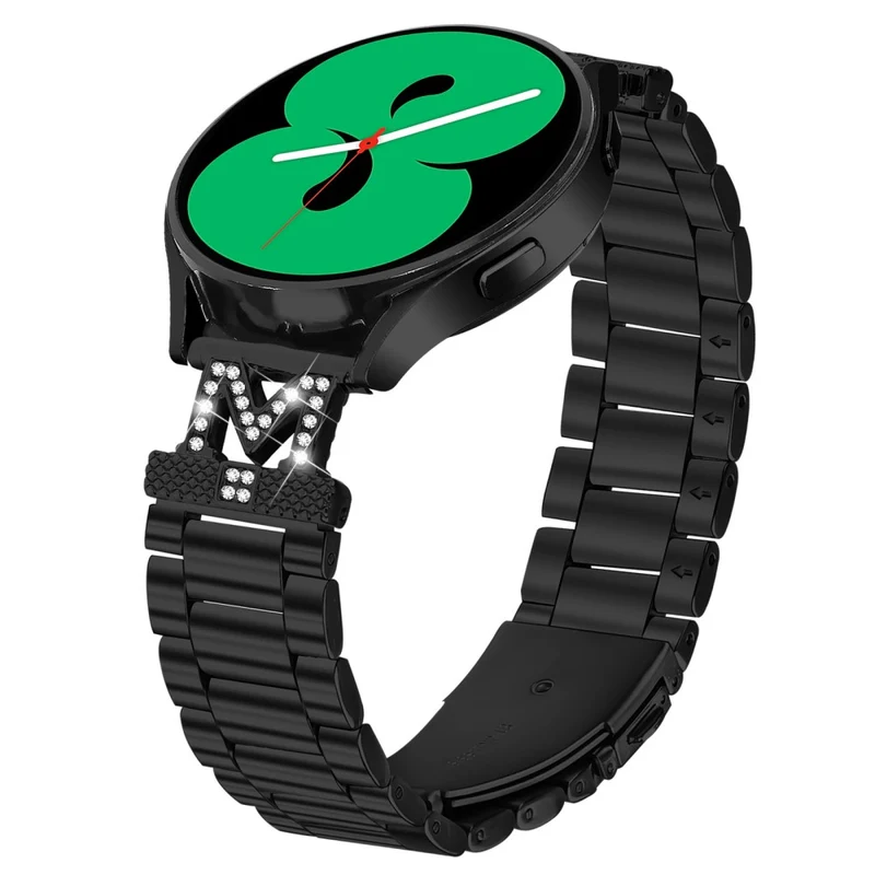 Mega Zäh Samsung Galaxy Watch Active Metall Und Strass Armband