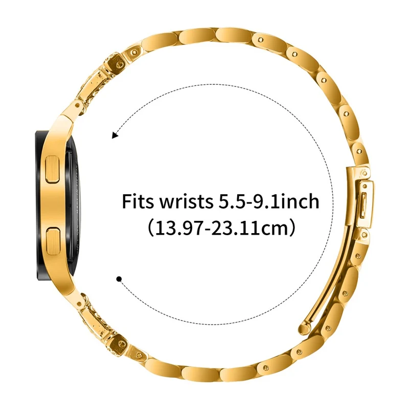 Hervorragend Samsung Galaxy Watch 7 40mm / Samsung Galaxy Watch 7 44mm Metall Und Strass Universell Armband