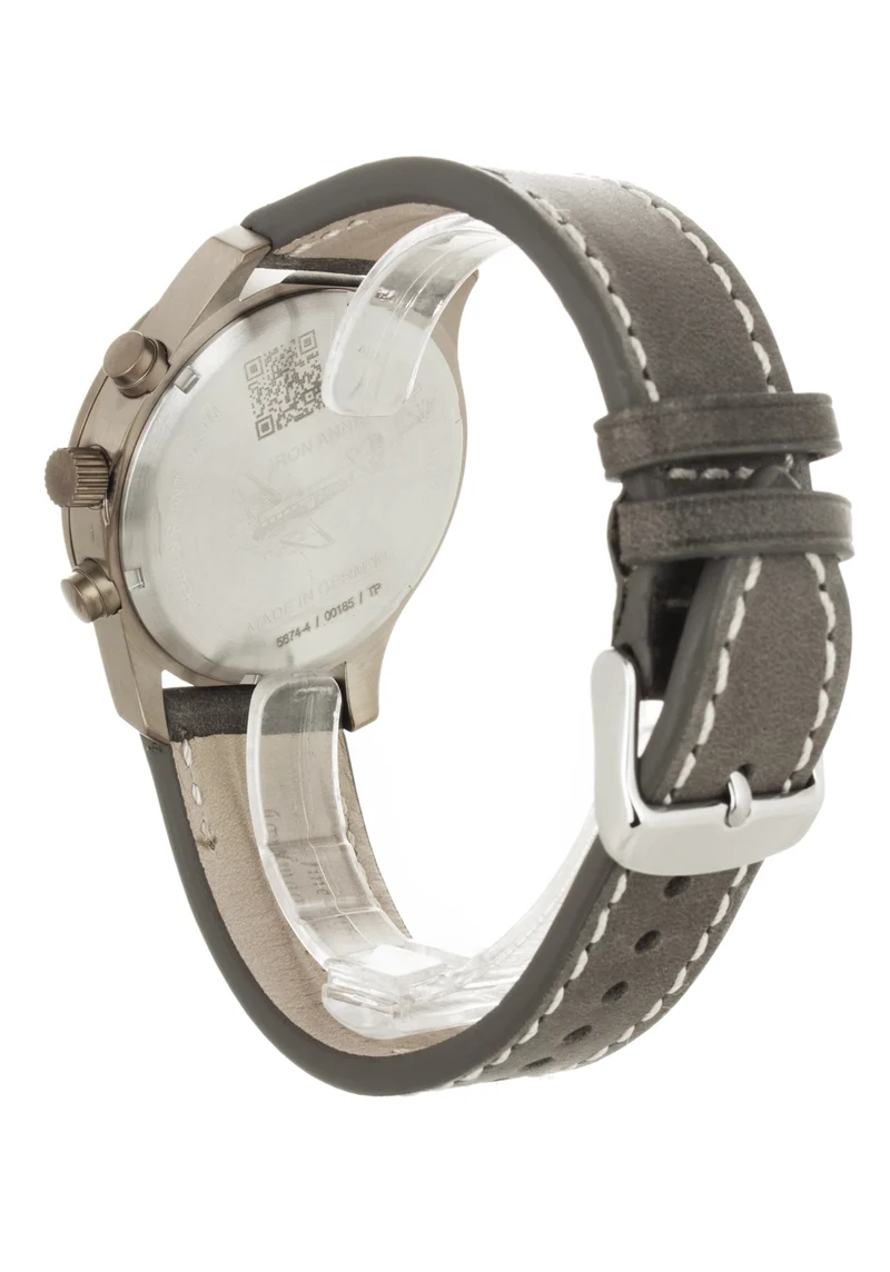Iron Annie Captains Line 5674-4 Herren Chronograph Gold • Mineralglas • 10 bar