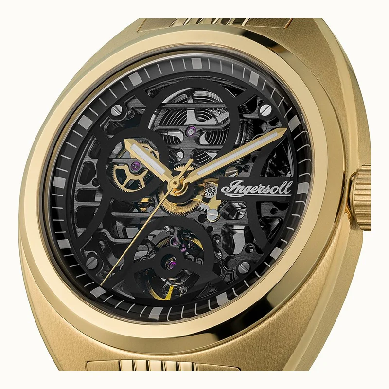 Ingersoll The Wrangler I16902 Herrenuhr • Automatikwerk • Skelett-Zifferblatt