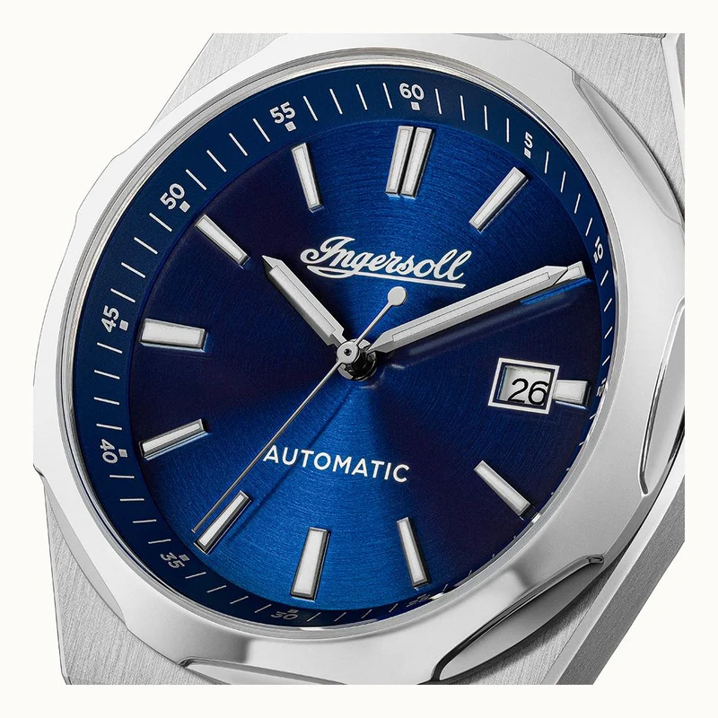Ingersoll The Rider I16802 Herrenuhr Blau • Automatikwerk • Mineralglas