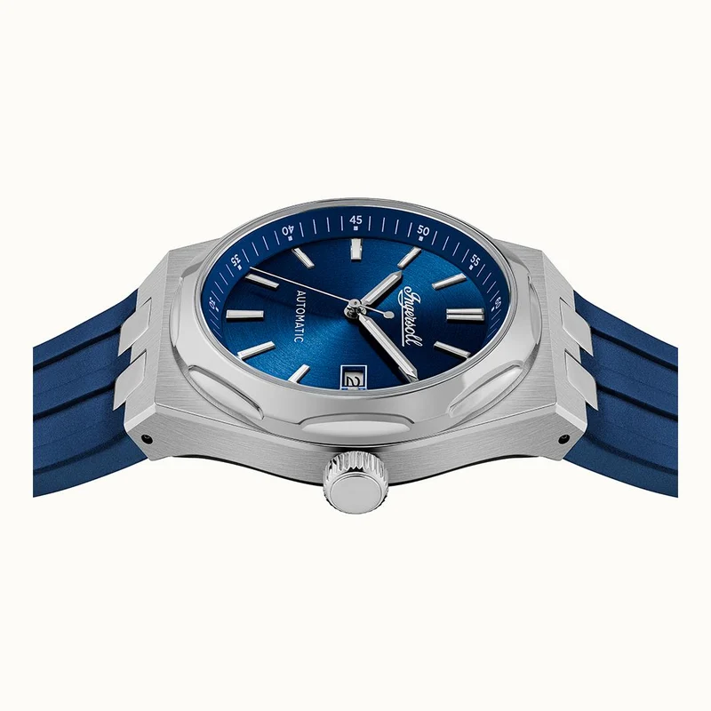 Ingersoll The Rider I16802 Herrenuhr Blau • Automatikwerk • Mineralglas