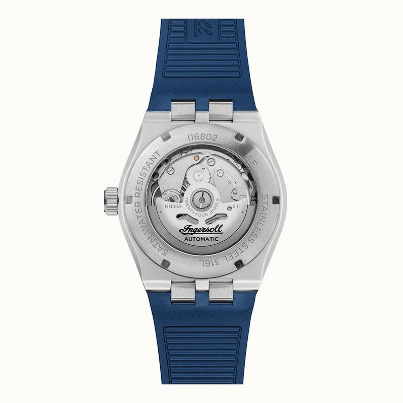 Ingersoll The Rider I16802 Herrenuhr Blau • Automatikwerk • Mineralglas