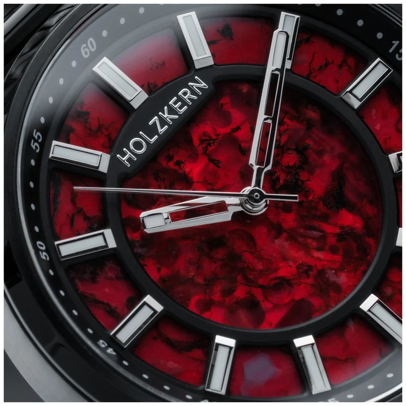 Holzkern Nomadics 9010631023379 Herrenuhr • Holz-Edelstahl-Gehäuse • Naturmaterialien