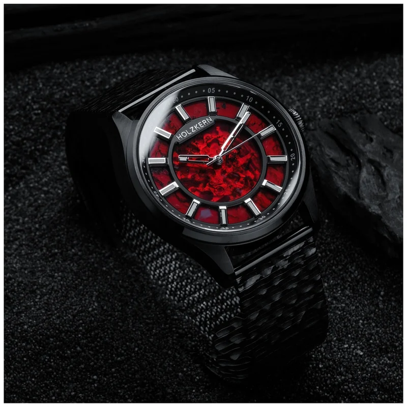 Holzkern Nomadics 9010631023379 Herrenuhr • Holz-Edelstahl-Gehäuse • Naturmaterialien