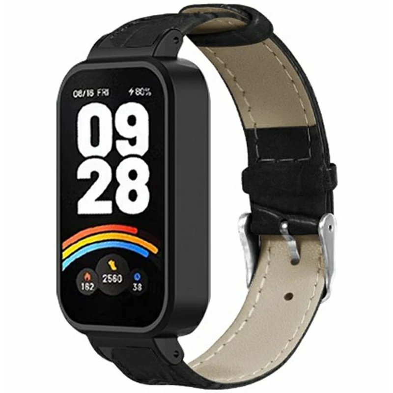 Super Schön Xiaomi Redmi Band 3 / Xiaomi Smart Band 9 Active Kunstleder Universell Armband