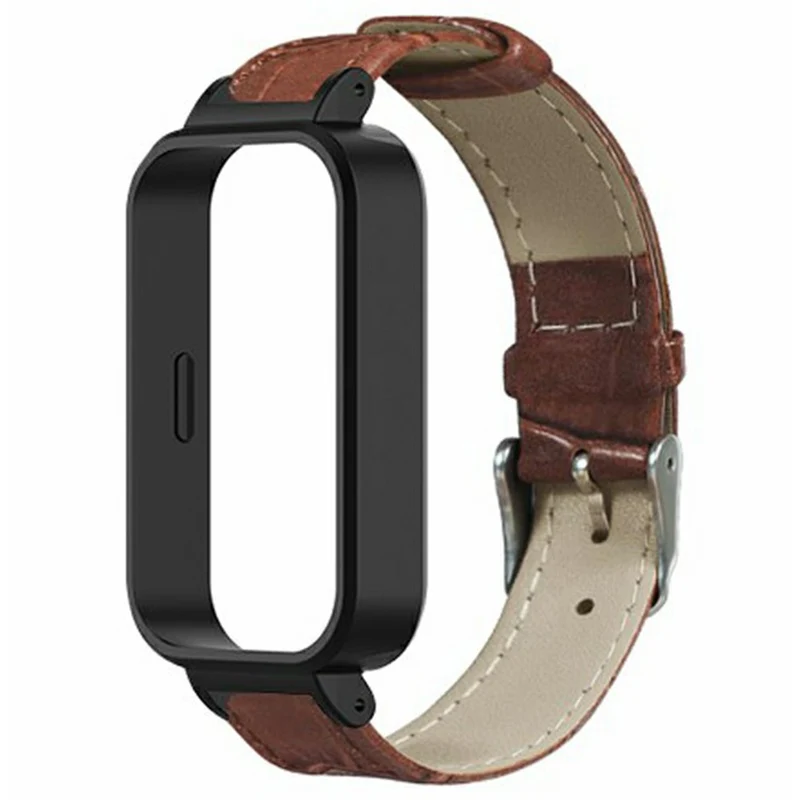 Super Schön Xiaomi Redmi Band 3 / Xiaomi Smart Band 9 Active Kunstleder Universell Armband