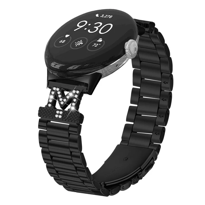 Supersauber Google Pixel Watch 2 / Google Pixel Watch Metall Und Strass Universell Armband