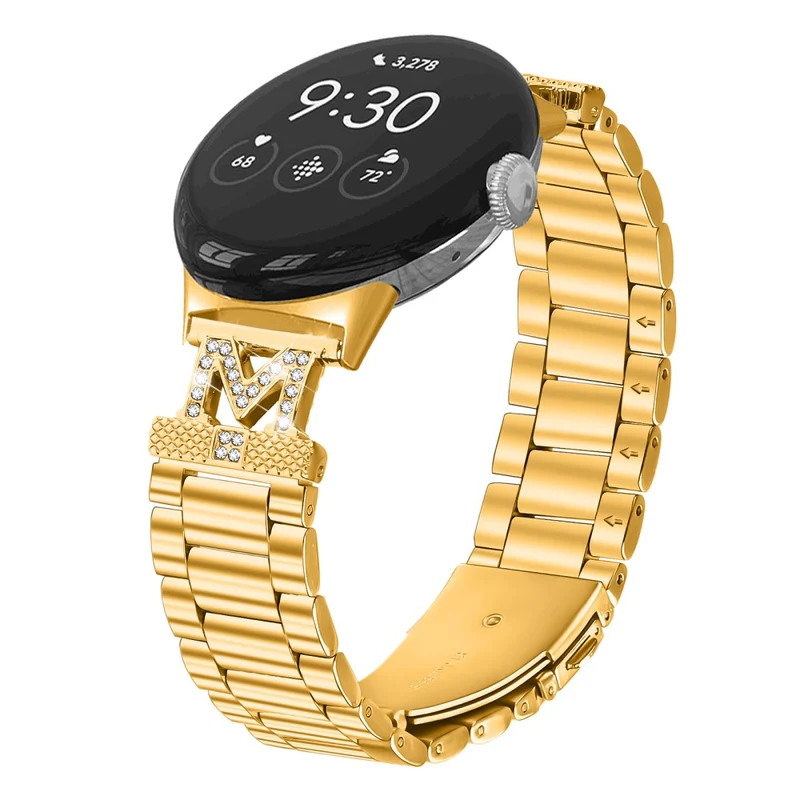 Supersauber Google Pixel Watch 2 / Google Pixel Watch Metall Und Strass Universell Armband