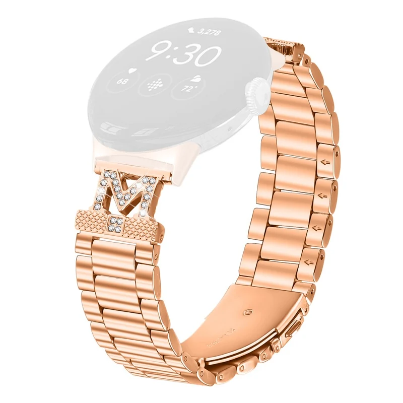 Supersauber Google Pixel Watch 2 / Google Pixel Watch Metall Und Strass Universell Armband